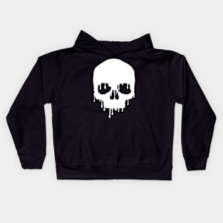 scary halloween skull Kids Hoodie